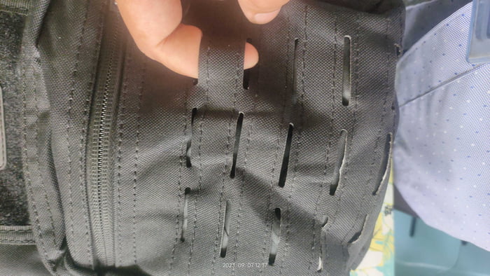 Please help. What are these holes for? It's on a bag. - 9GAG