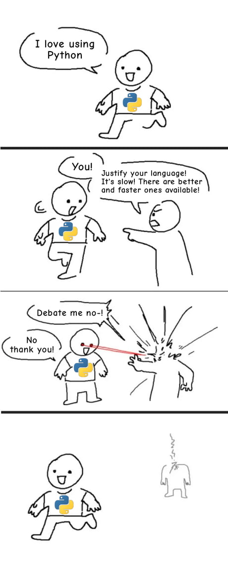 Python Language Comic