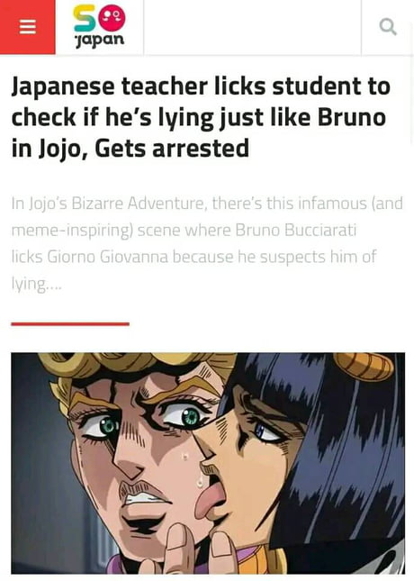 Is that a Jojo reference? - 9GAG