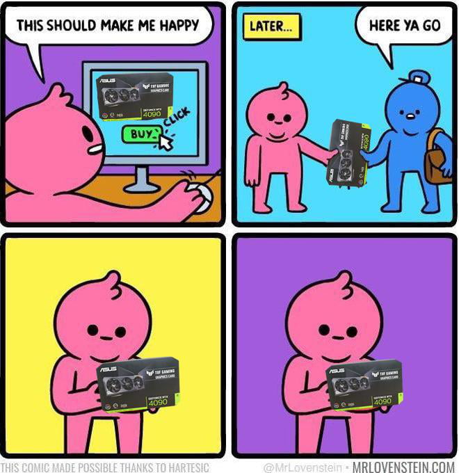 The curse of PC gaming... ITS NEVER ENOUGH.
