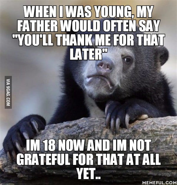 I don't see that shit coming anytime soon either. (18's still young a.f I admit that)
