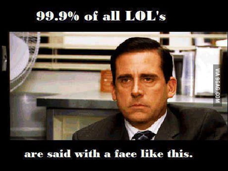 Why so many people type 'lol' with a straight face: An investigation