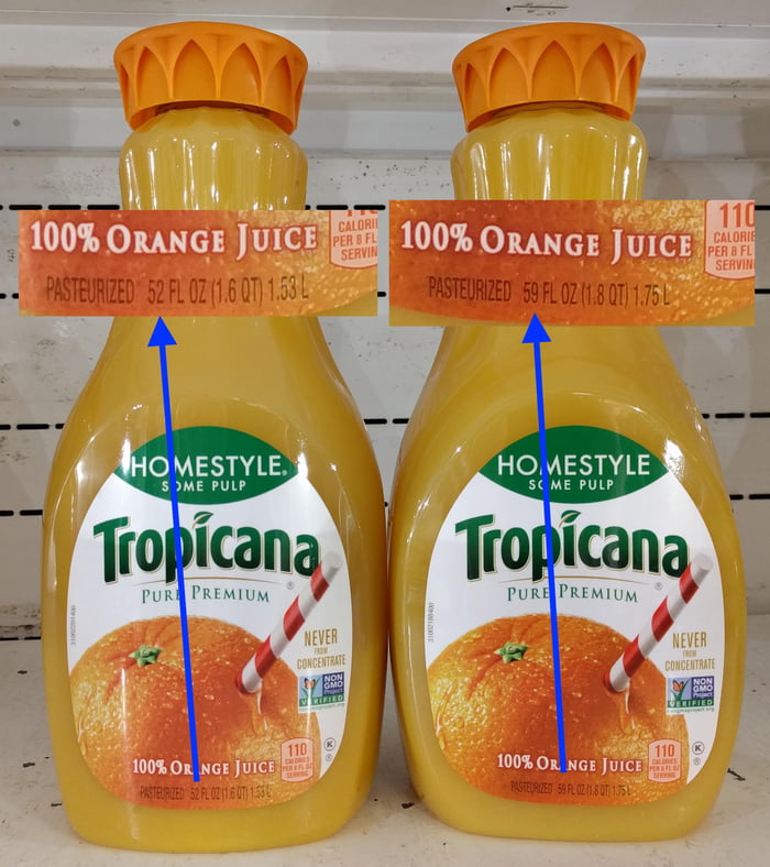 When a food company sneakily cuts the product size by 12%