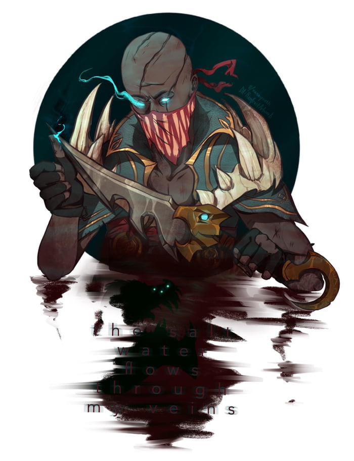 Pyke Fanart Based Off One Of His Voice Lines 9gag