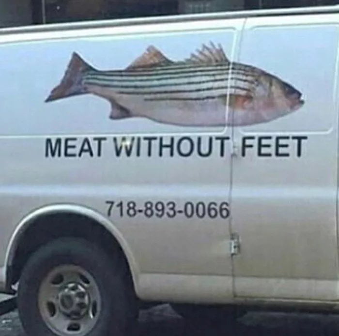 No feet meat