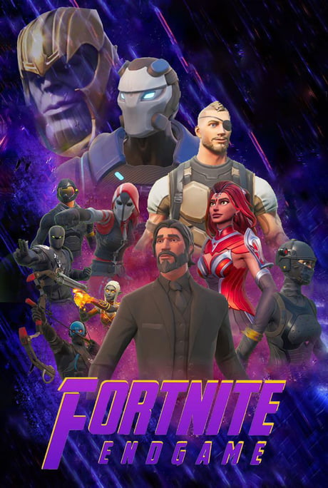 Avengers Endgame Fortnite Gag Part Of The Journey Is The End Avengers Endgame Fortnite Poster 9gag