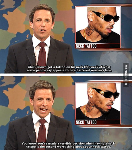 The neck tattoo - 9GAG