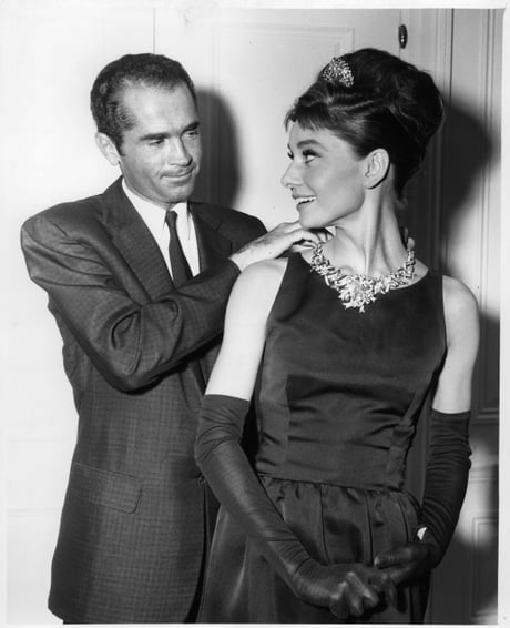 Audrey Hepburn on set of Breakfast at 