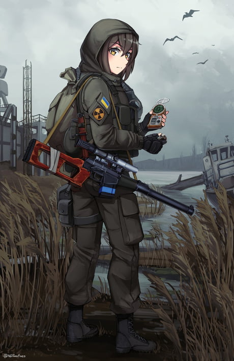 Female Mercenary by NDTwoFives : r/stalker