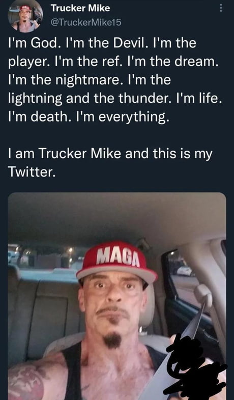 Trucker Mike, Omniscient God of Journey