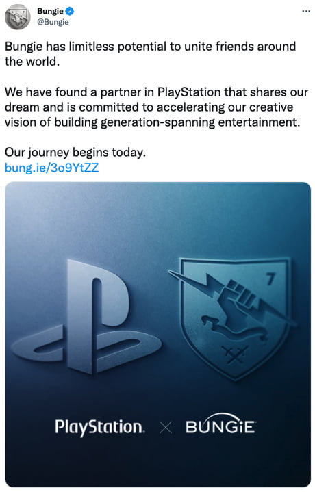 playstation buying bungie