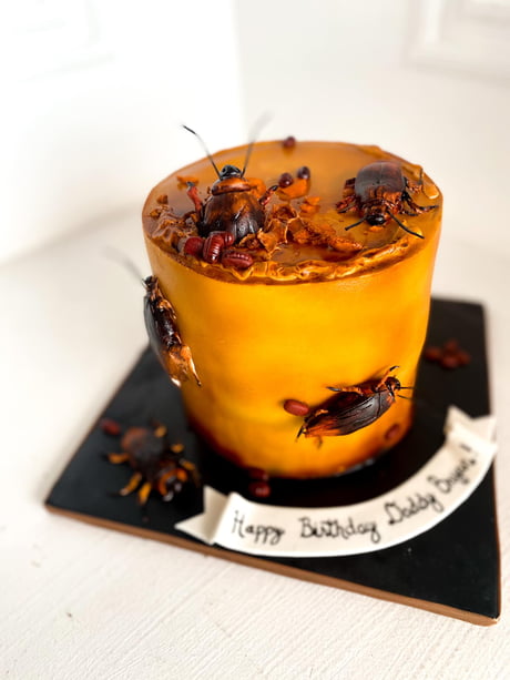 Thanks, I hate this cockroach cake : r/TIHI