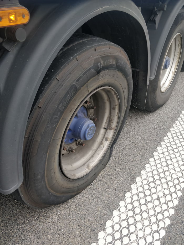 F**k this, brand new tire from last week, got to replace this myself