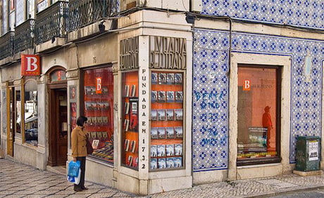 Livraria Bertrand, in Lisbon, Portugal, the oldest bookstore in the world. Opened in 1732. - 9GAG