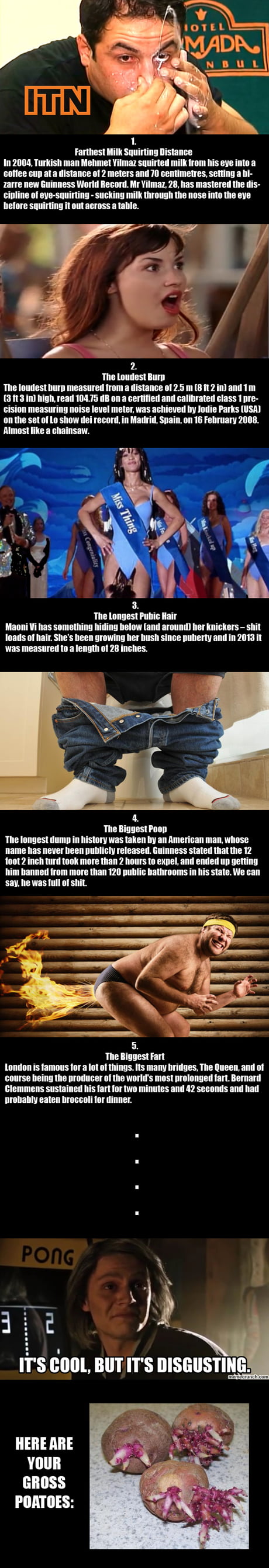 Some of the most disgusting Guinness world records ever - 9GAG