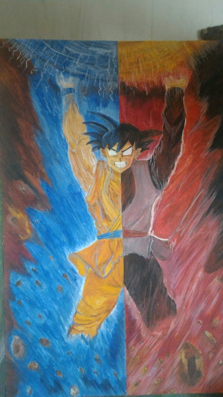 My first anime related Oil painting Rate it - 9GAG