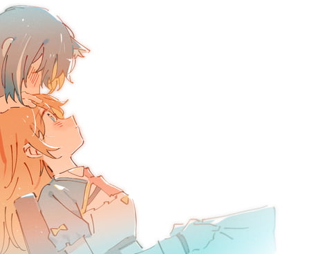 reii's fanart folio — A forehead kiss is a social kissing gesture to...