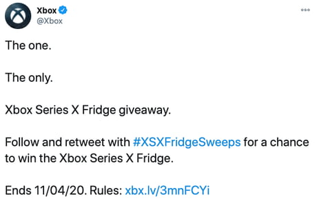 Xbox Series X Replica Mini Fridge Limited Edition -NEW IN HAND