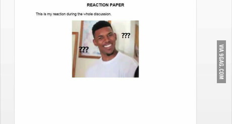 how to start a reaction paper