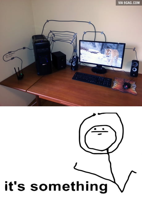 Building a gamer PC. Cable management - 9GAG