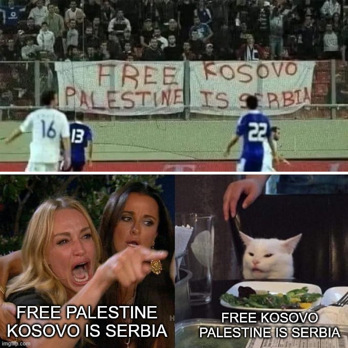 Always knew, Palestine is Serbia