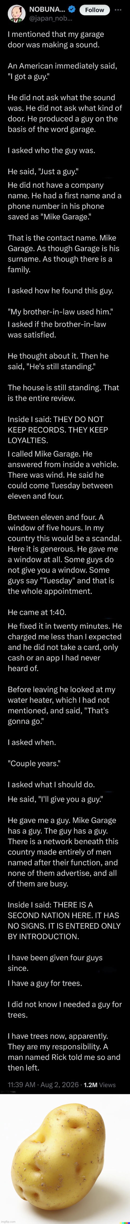 TLDR: Japanese man discovers America\u2019s Thin Chud Line