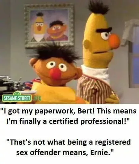 Bert has a point