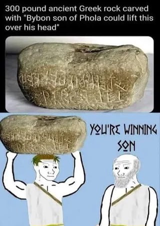 Bro left a permanent flex