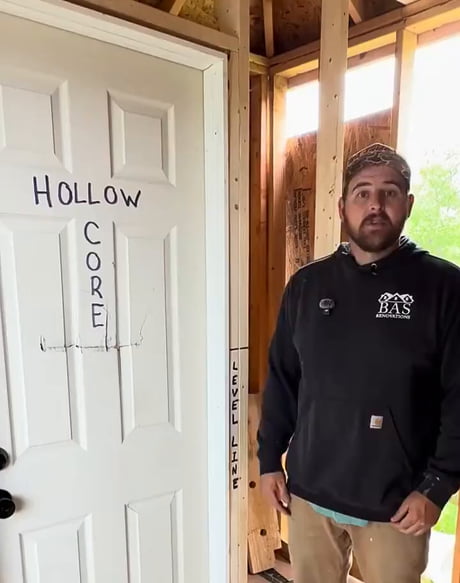 DIY tutorial for door framing... May come in handy later...