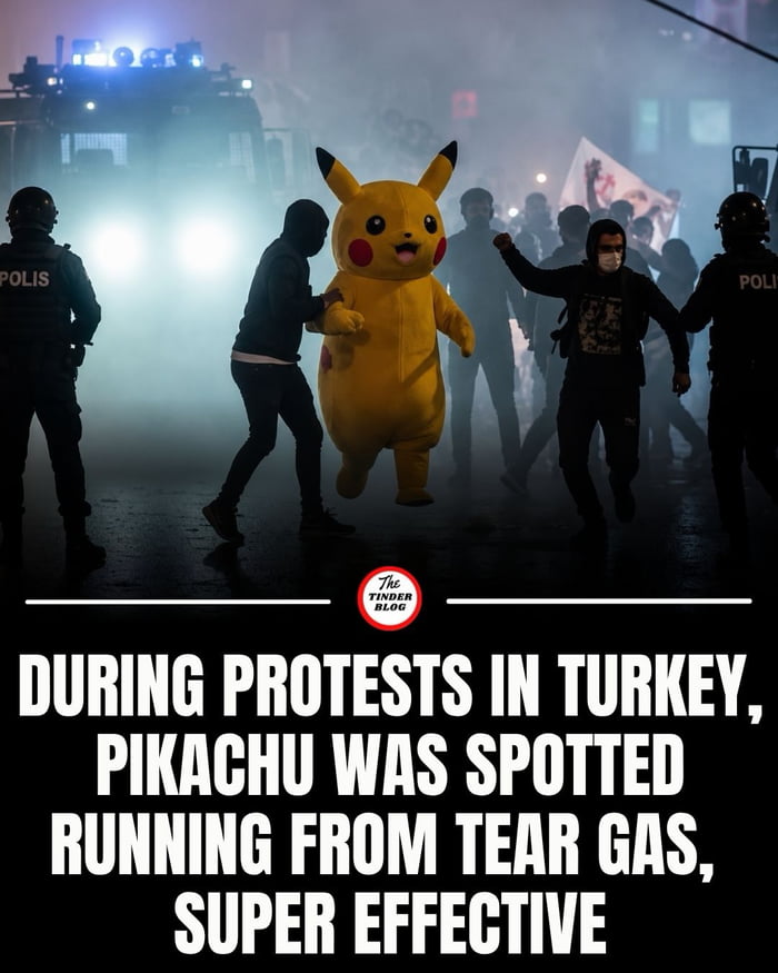 Pikachu Using Pikachu using 'run away' it's super effective - 9GAG