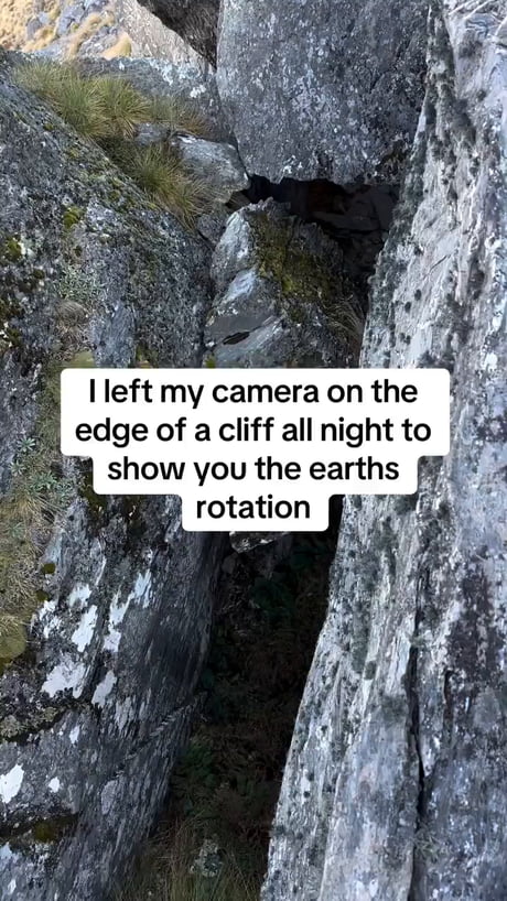 The Earth's rotation is truly amazing