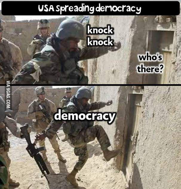 Spreading democracy 9GAG
