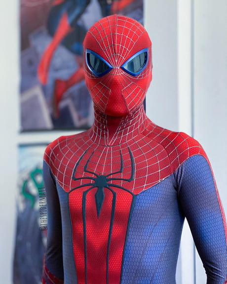 Stam Verstenen oogst The Amazing Spider-Man 1 Prototype Suit Cosplay - 9GAG
