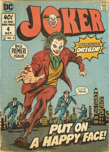Joker 2019 fan made comic book art