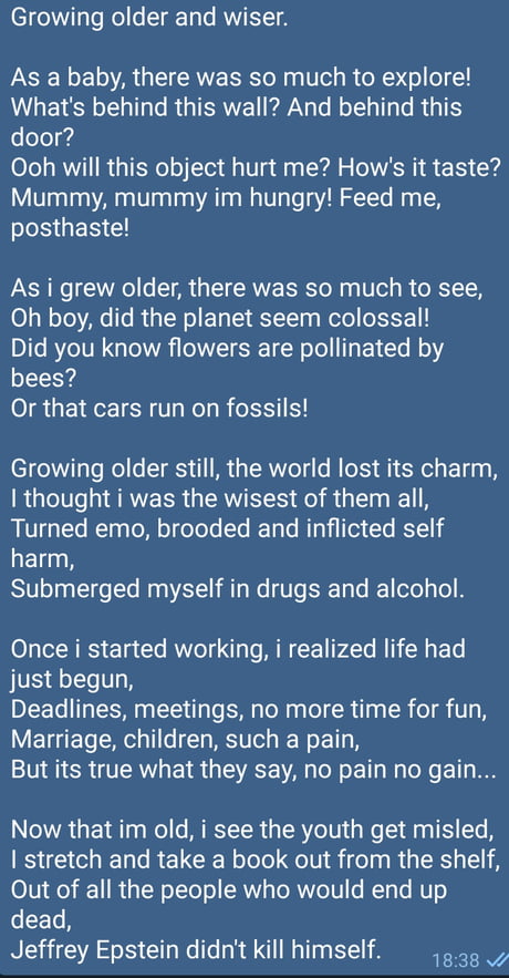 as i grew older poem