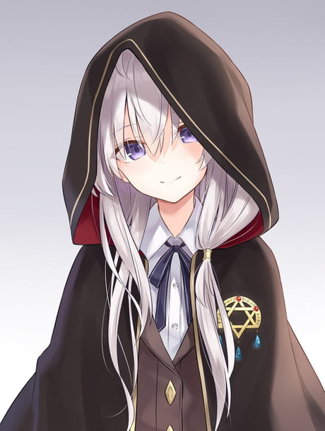 anime girl in a hoodie
