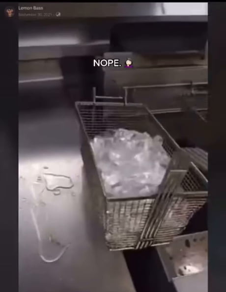 Frying Ice Cubes