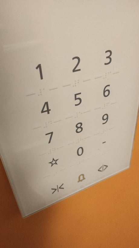 Braille for blind people to see - 9GAG