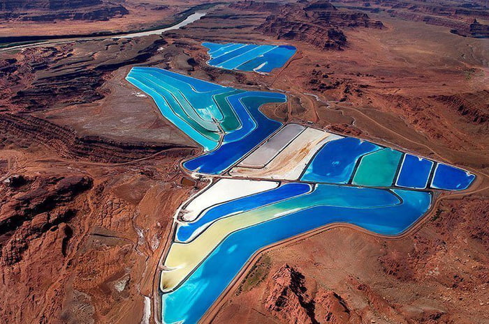 These Are A Series Of Evaporation Ponds For Potash Or Salts That these-are-a-series-of-evaporation-ponds-for-potash-or-salts-that