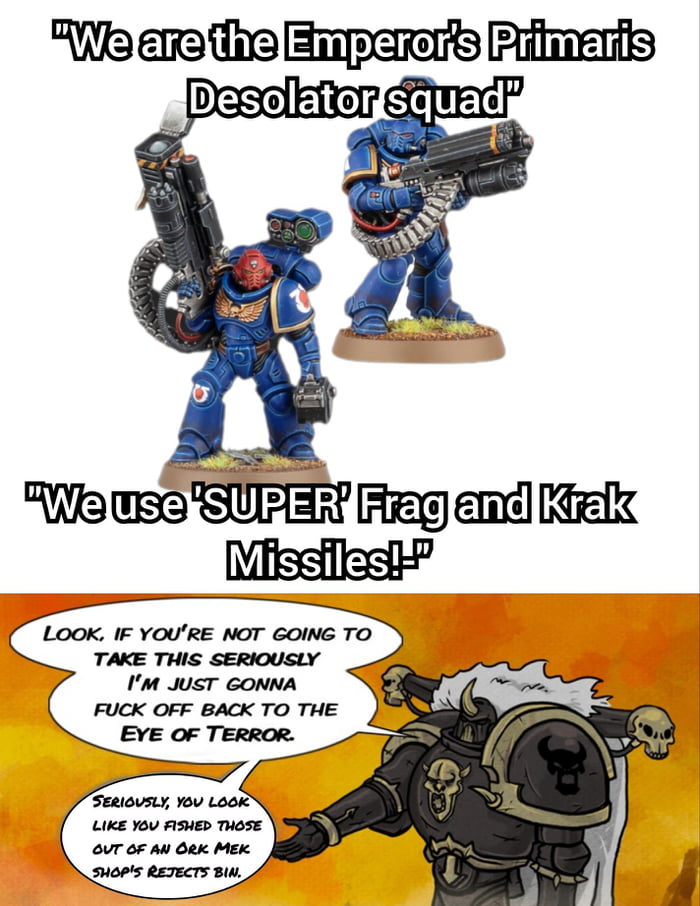 Legitimately the new Primaris squad are using 