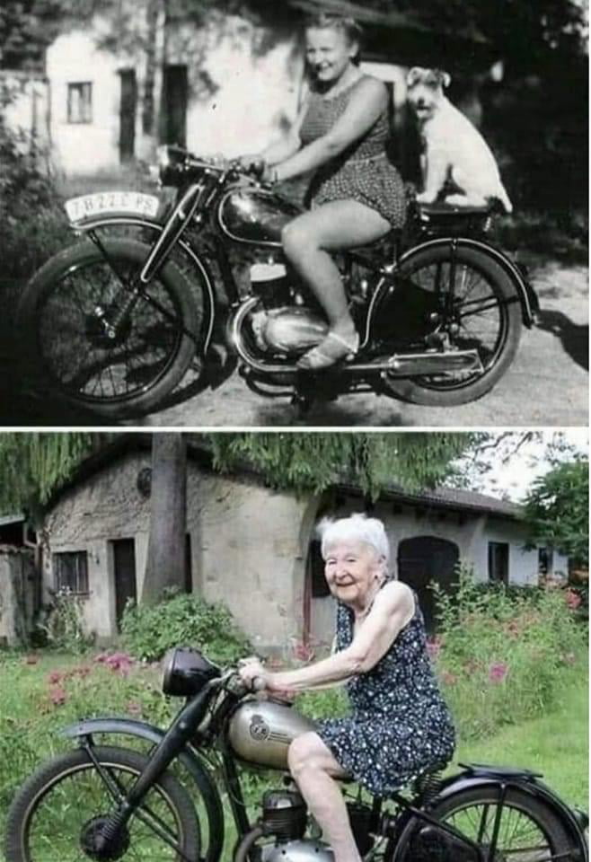 same-place-same-bike-71-years-later-9gag