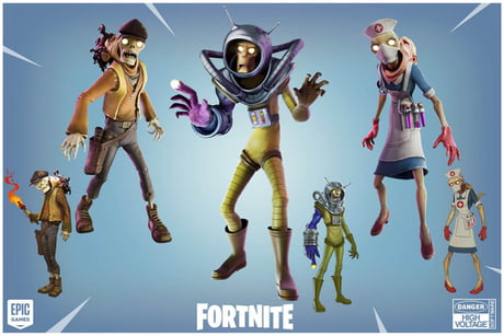 High Voltage Software Has Been Helping Develop Stw Since Chapter 1 Season 7 This Concept Art For Villagers Sci Fi Zappers And Nurses Is Listed Under Season 9 9gag