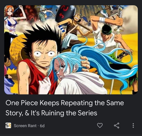 One Piece Keeps Repeating the Same Story, & It's Ruining the Series