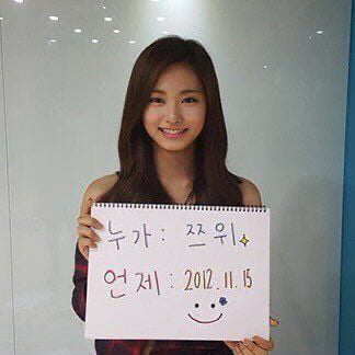 Photo : 9 years of Tzuyu