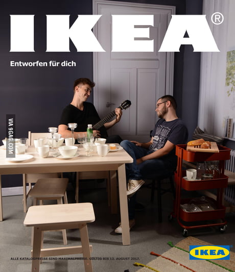 My Friend And Me On A Romantic Ikea Catalogue Front Page 9gag