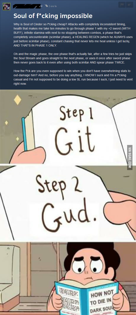 When a Casual tries to Git Gud. - 9GAG