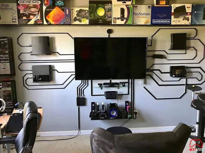 Mounted gaming systems
