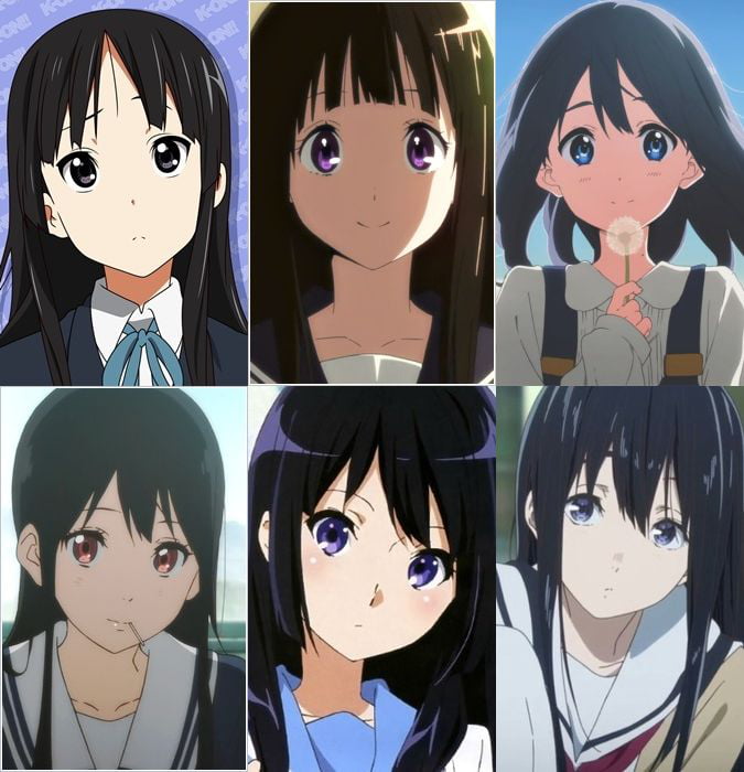 KyoAni girls with long black hair are the best