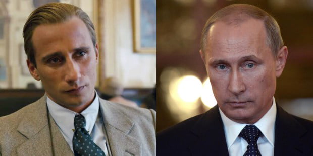 Matthias Schoenaerts in Red Sparrow resembles Putin. Or was it Putin ...