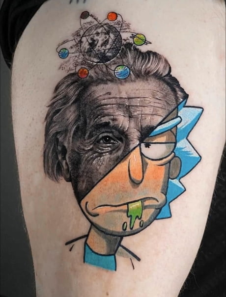 If I ever got a tattooI hope it was this creative and well  executedsweet  rrickandmorty  Rick and Morty  Know Your Meme